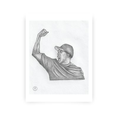 Tiger Woods - Graphite Drawing