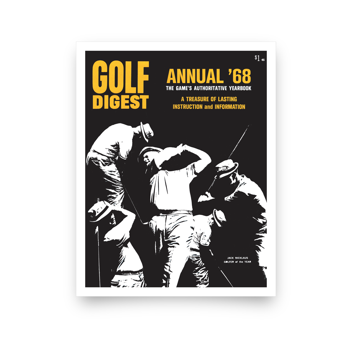 Jack Nicklaus Golf Digest Cover Print