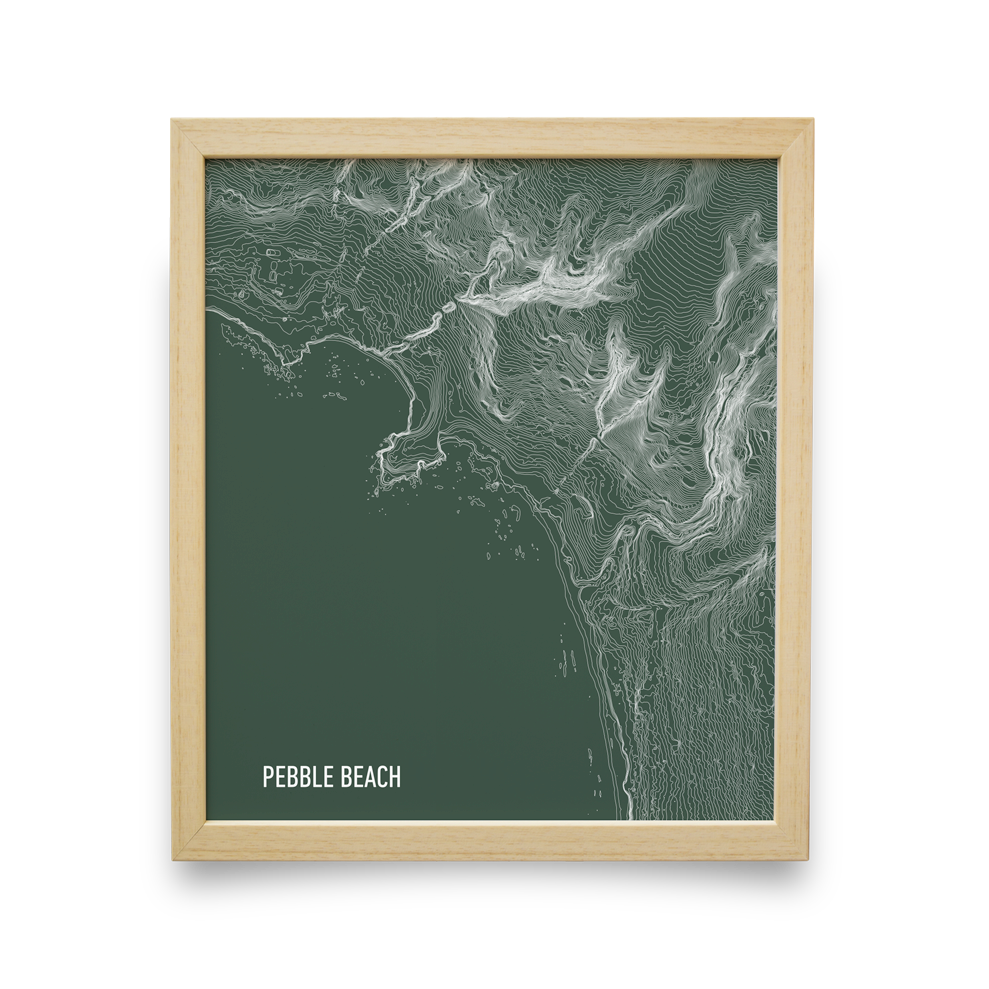 Pebble Beach Topo (Green)