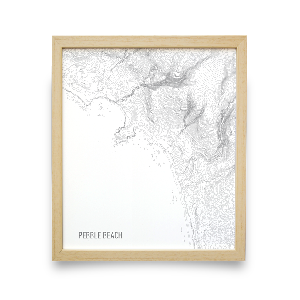 Pebble Beach Topo (White)