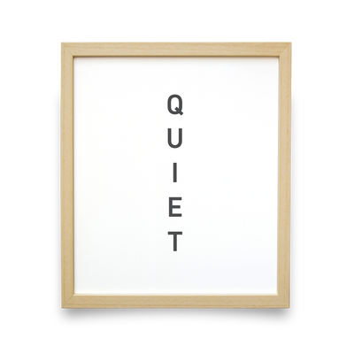 Quiet (White)