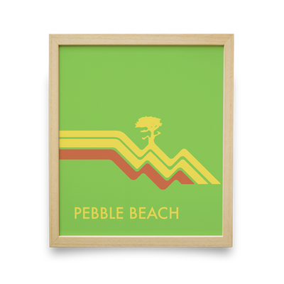 Pebble Beach Waves (Green)