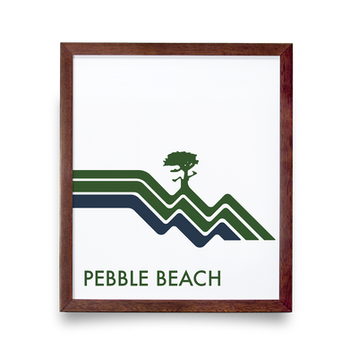 Pebble Beach Waves (White)