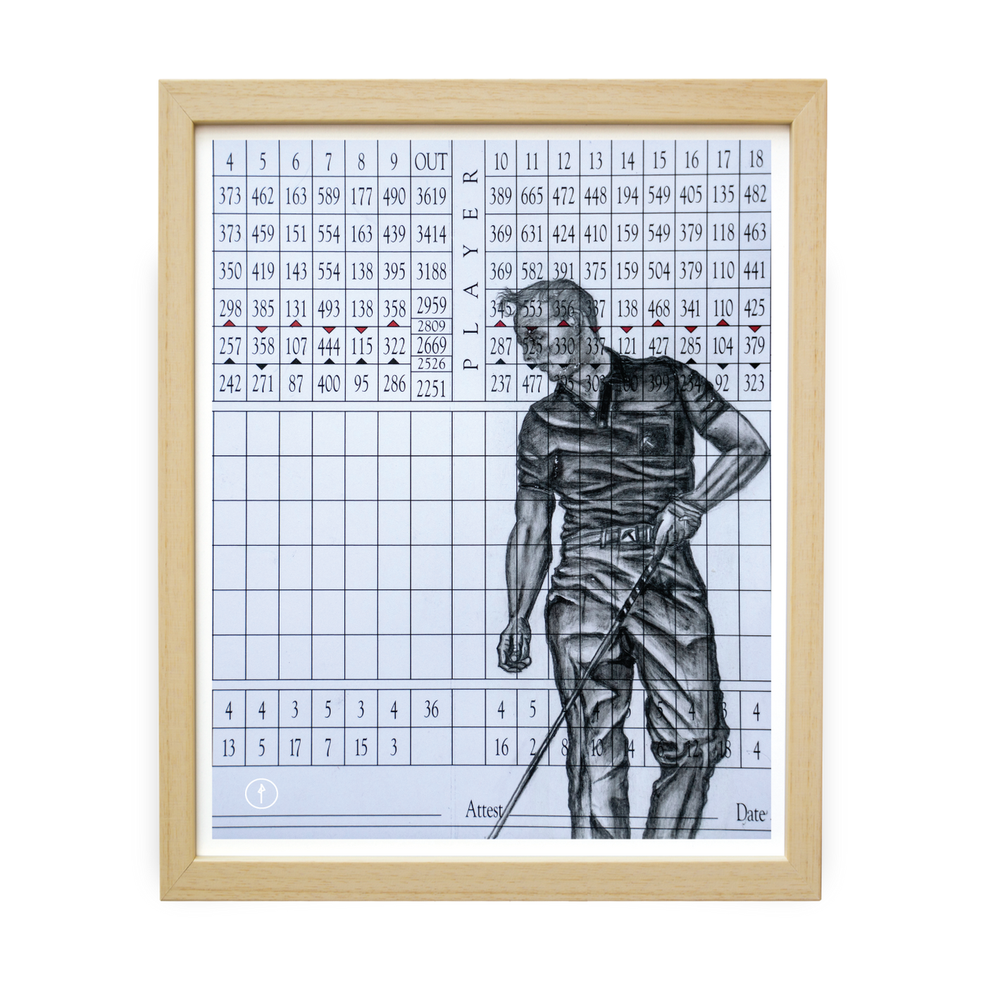 Graphite Drawing - Arnold Palmer