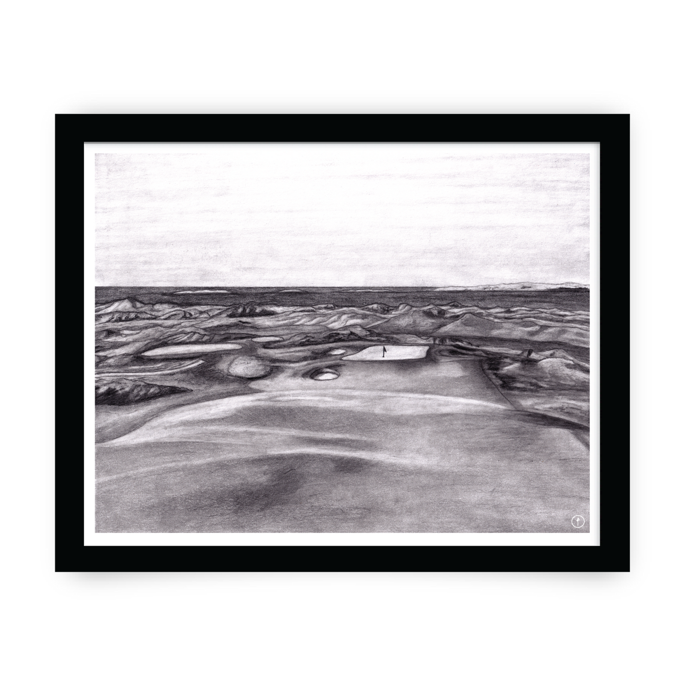 Royal Portrush - Graphite Drawing