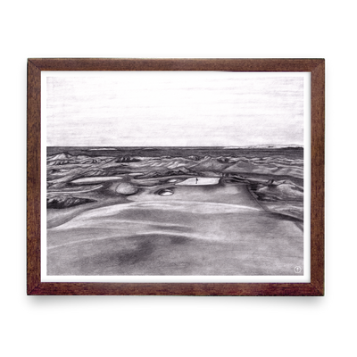 Royal Portrush - Graphite Drawing