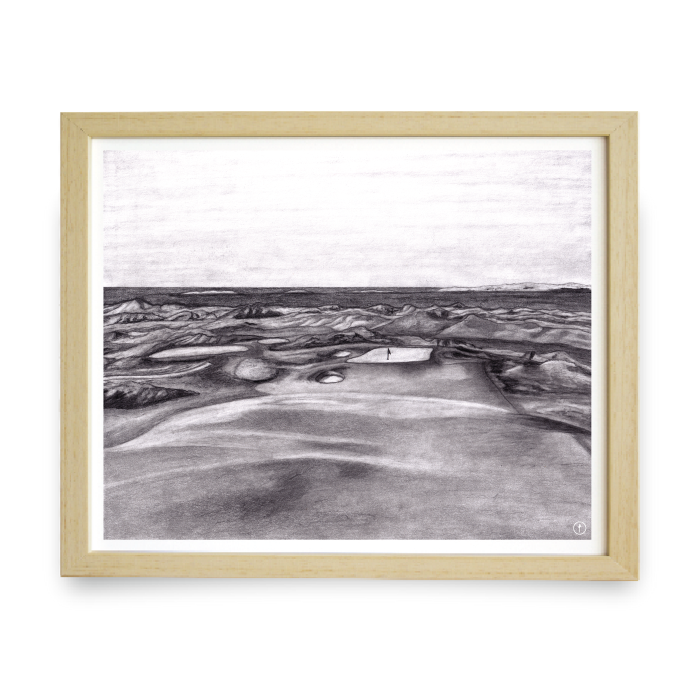 Royal Portrush - Graphite Drawing
