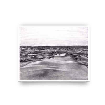 Royal Portrush - Graphite Drawing