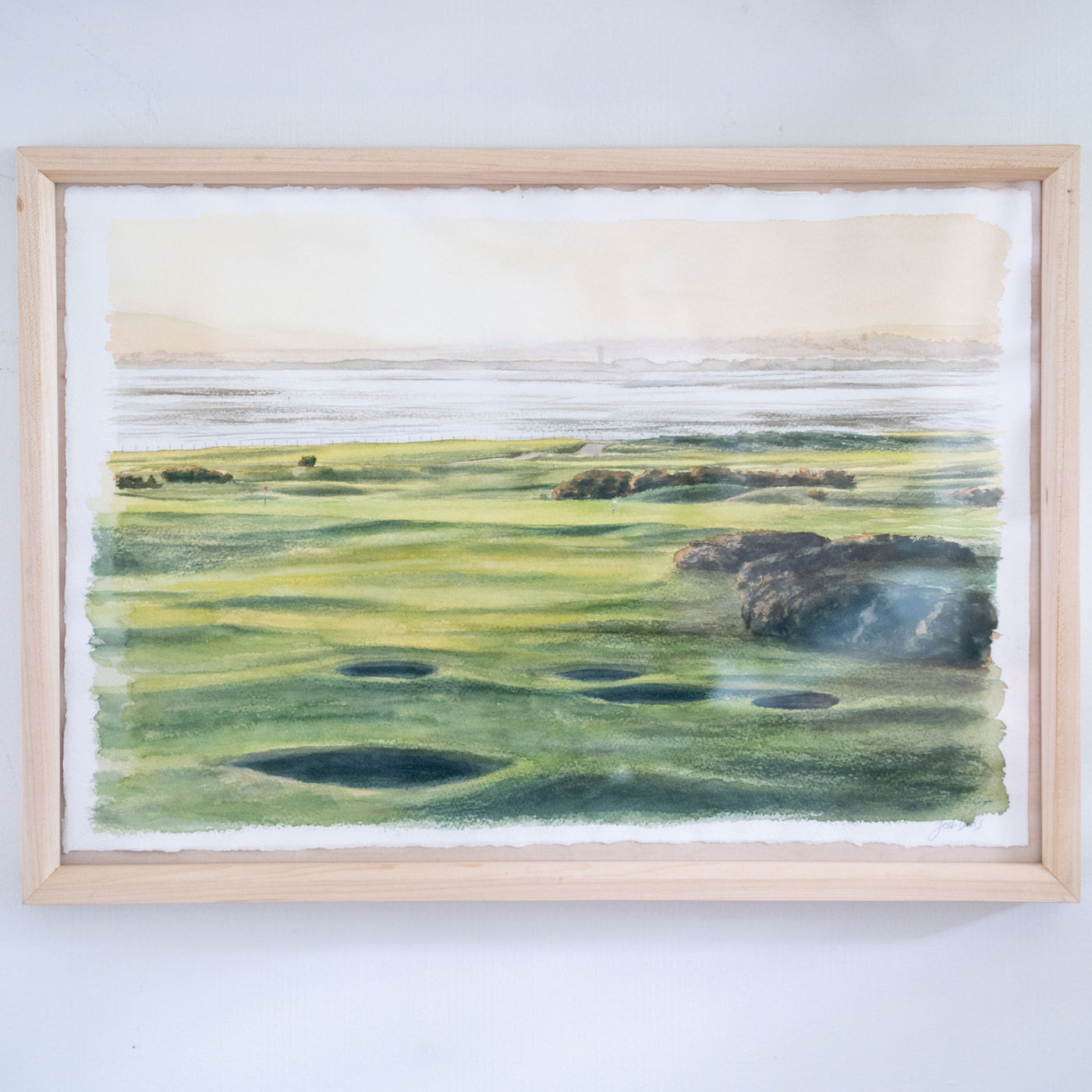 St. Andrews New Course - Original Watercolor Painting