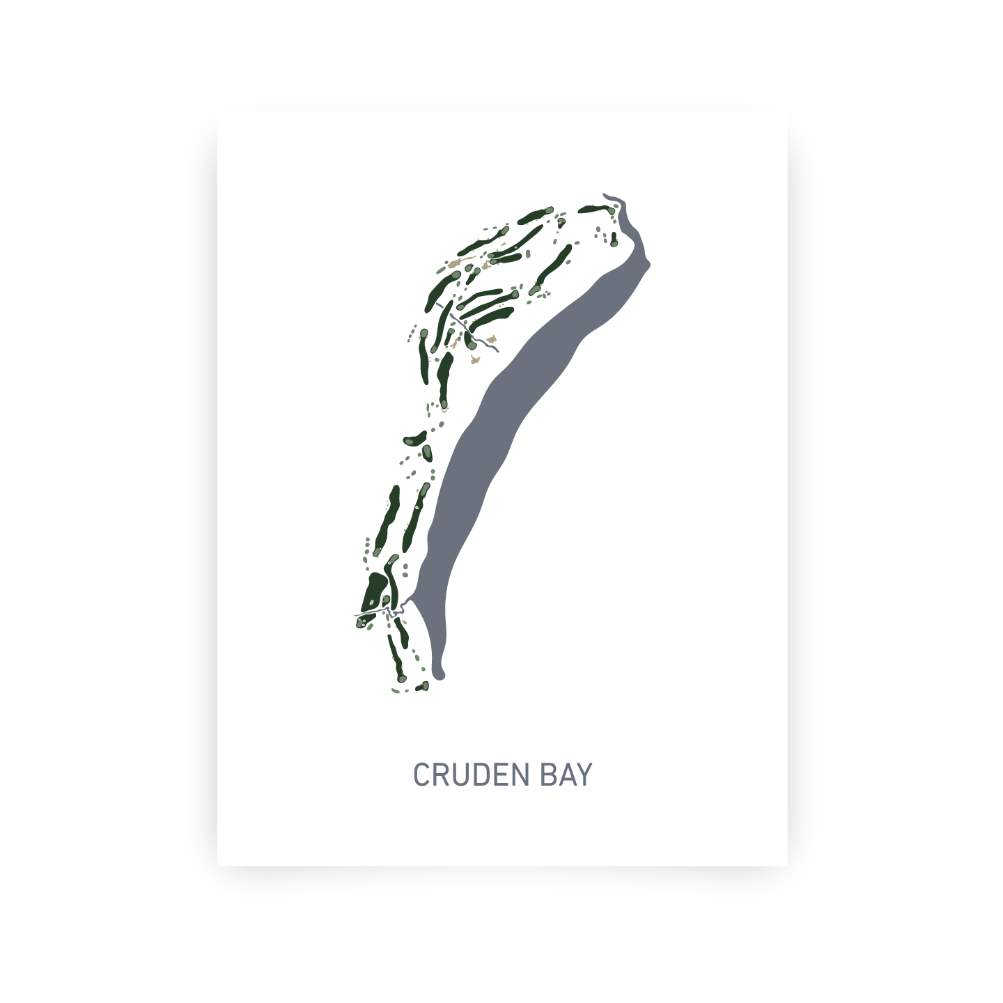 Cruden Bay (Traditional) - Golf Artwork Print – LIE + LOFT