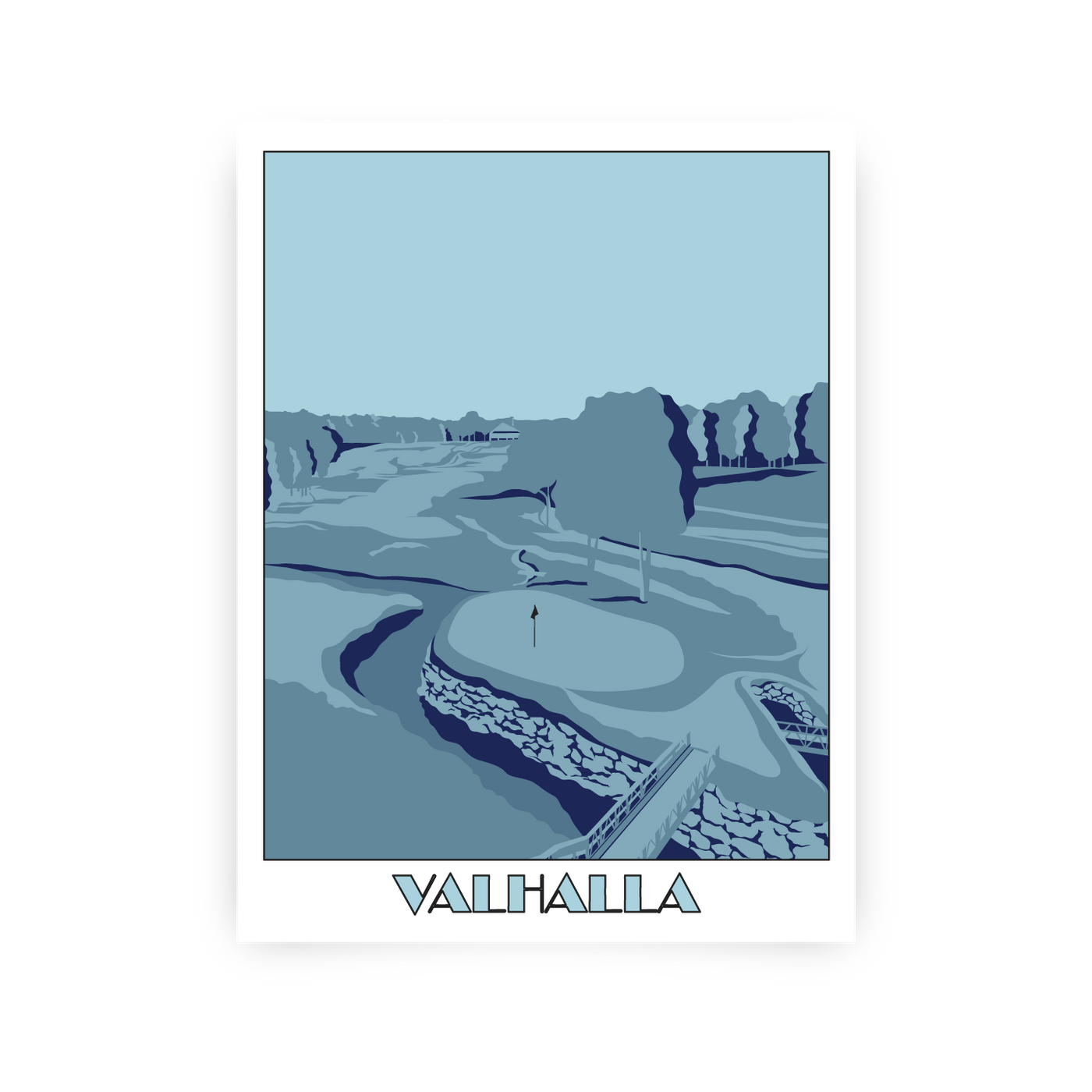 Valhalla (Minimal Illustration)