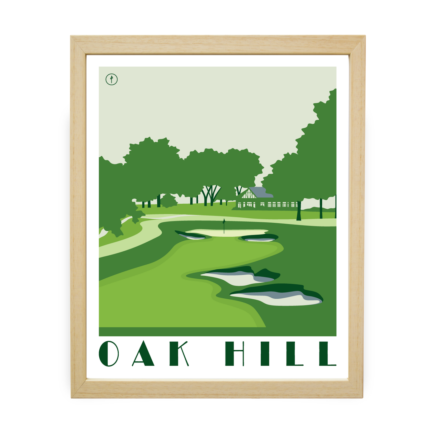Oak Hill (Minimal Illustration)