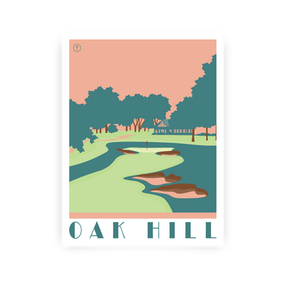 Oak Hill (Minimal Illustration)