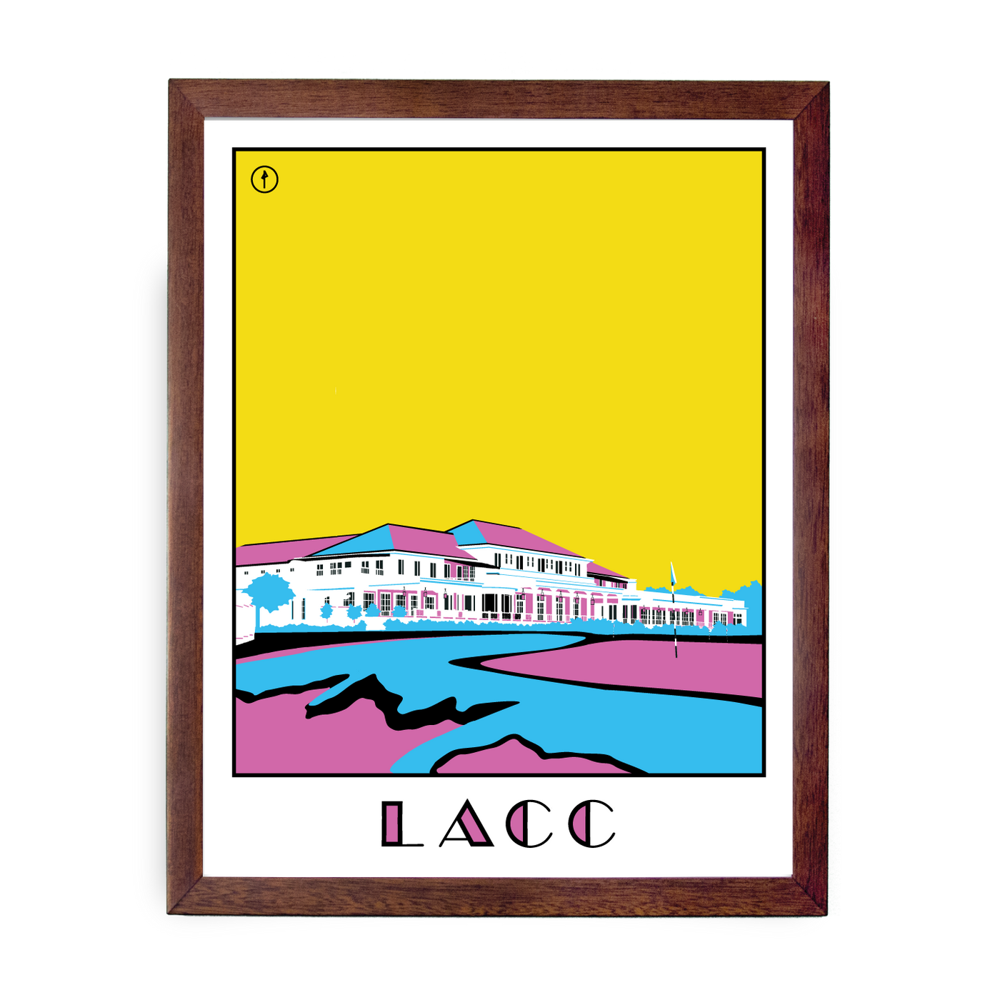 LACC (Minimal Illustration - Blue/Pink)