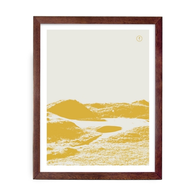 Royal Troon (Monochrome Illustration - Yellow)