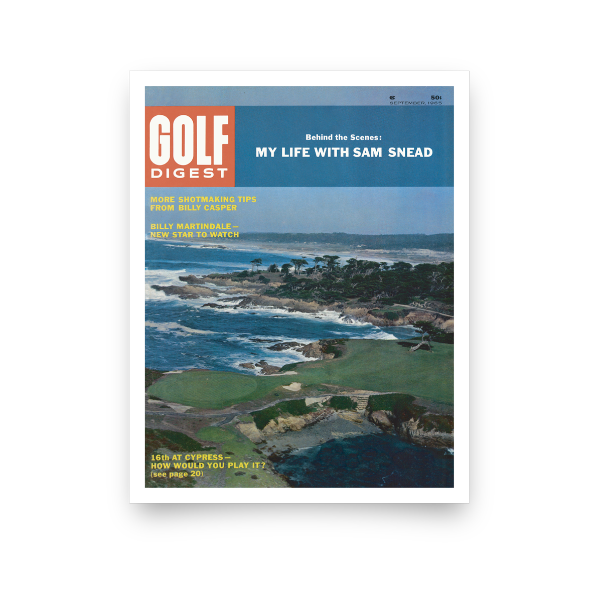 Cypress Point Golf Digest Cover Print - Golf Artwork Print – LIE + LOFT