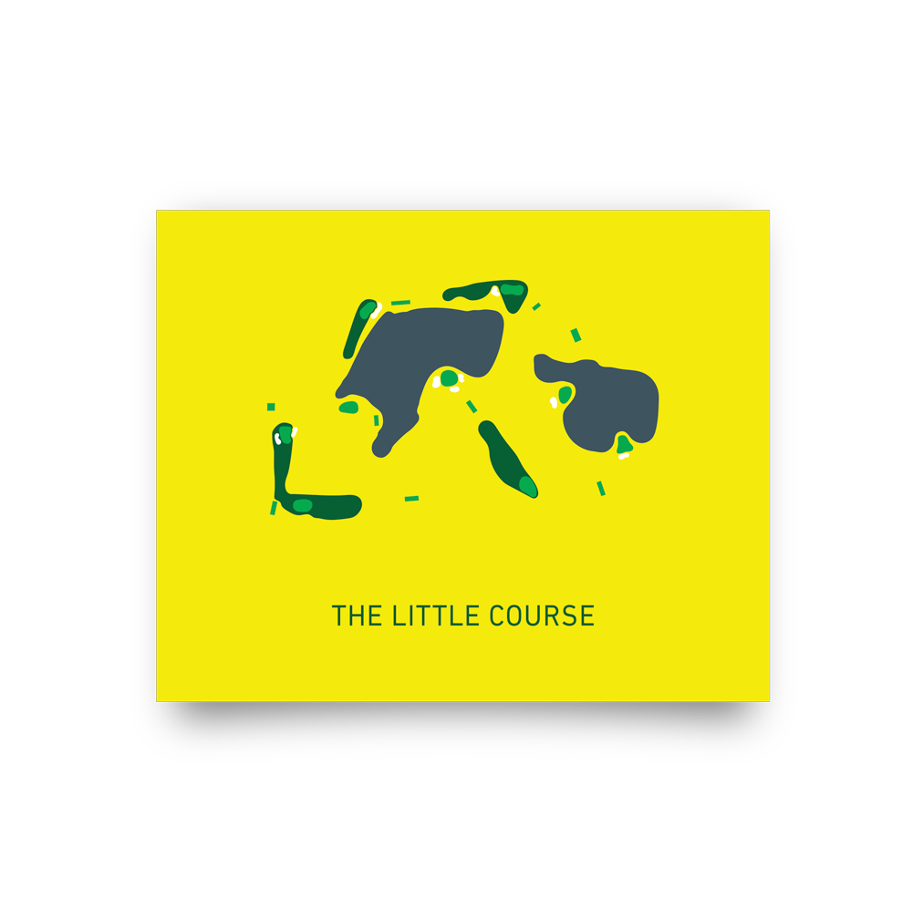 Golf Art - The Little Course Giclée Print (No Frame)