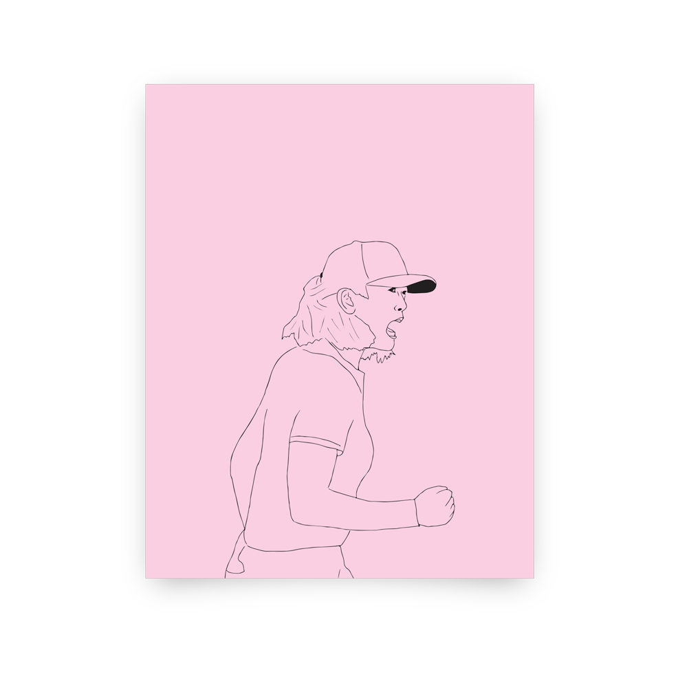 Michelle Wie (Pink) - Golf Artwork Print – LIE + LOFT