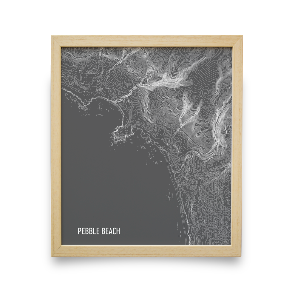 Pebble Beach Topo (Gray)