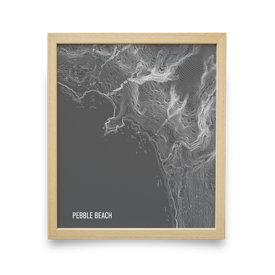 Pebble Beach Topo (Gray)