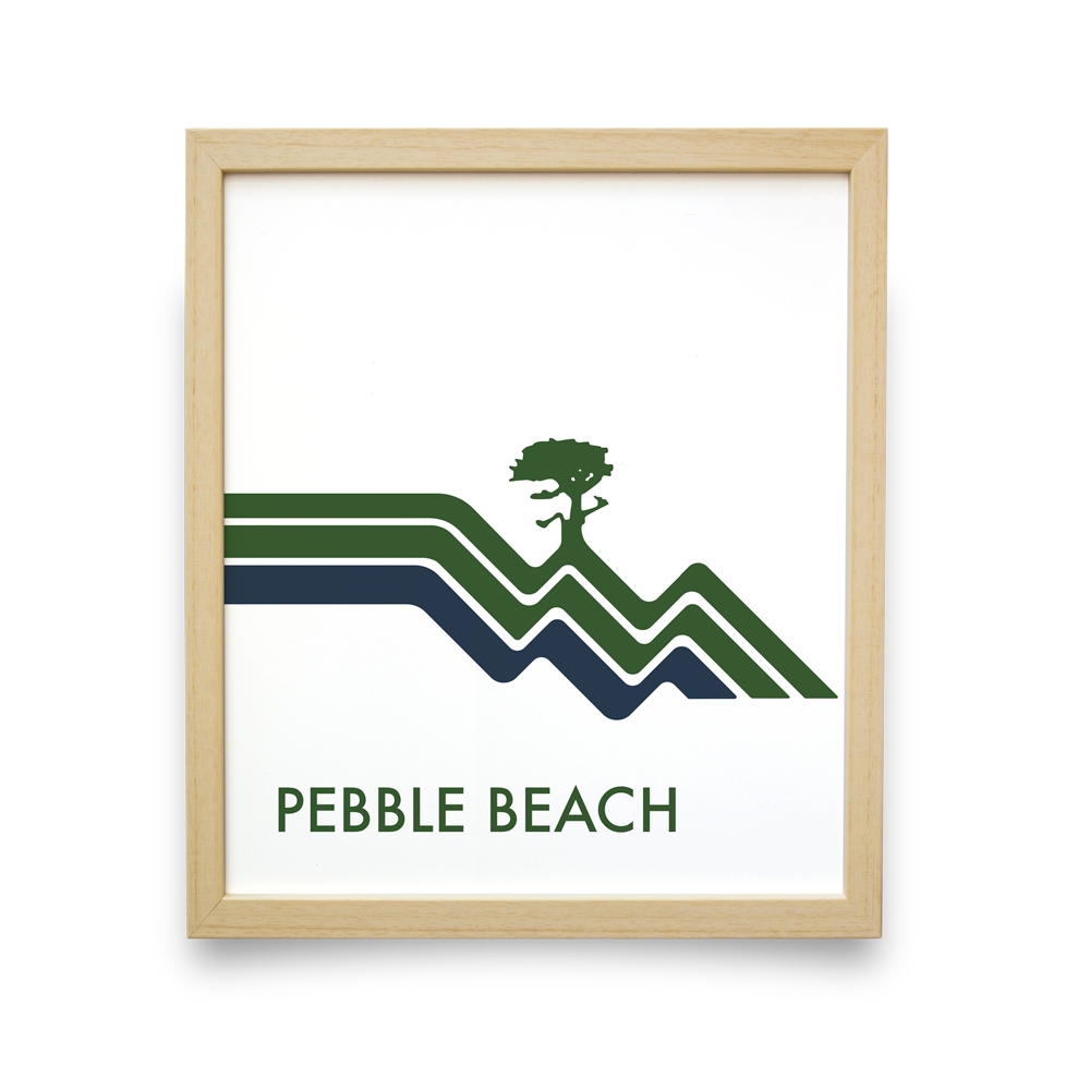 Pebble Beach Waves (White)
