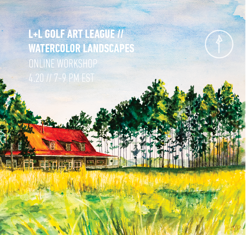L+L Golf Art League: Watercolor Landscape Stroke Play