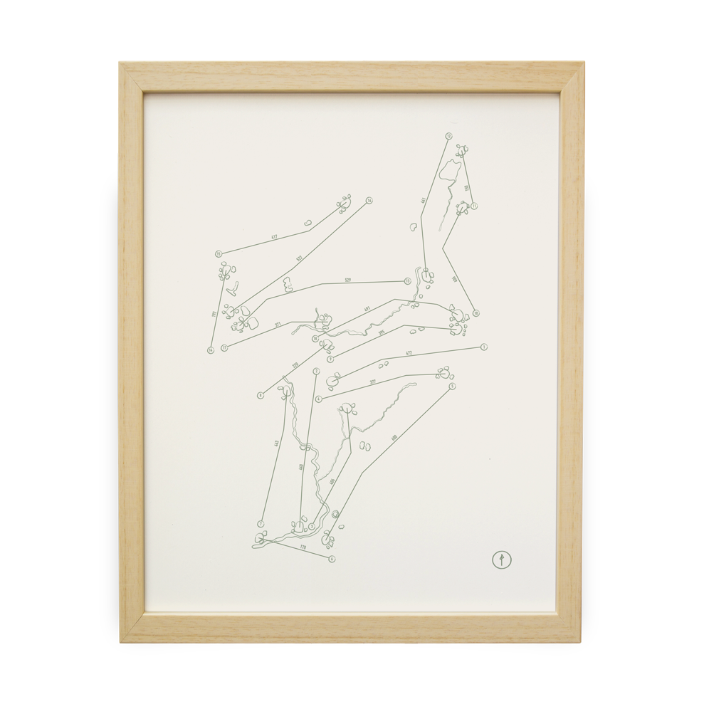 Custom Course Map - Retro – LIE + LOFT
