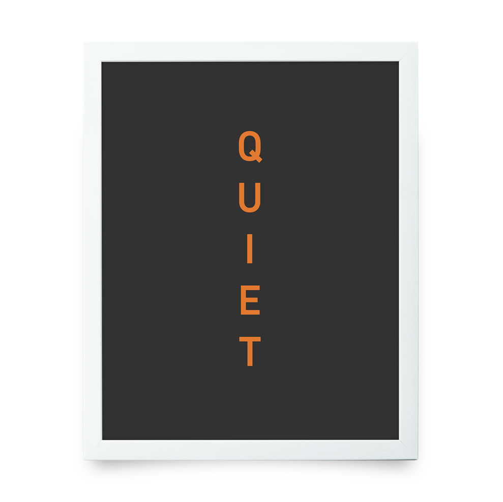 Quiet (Orange)