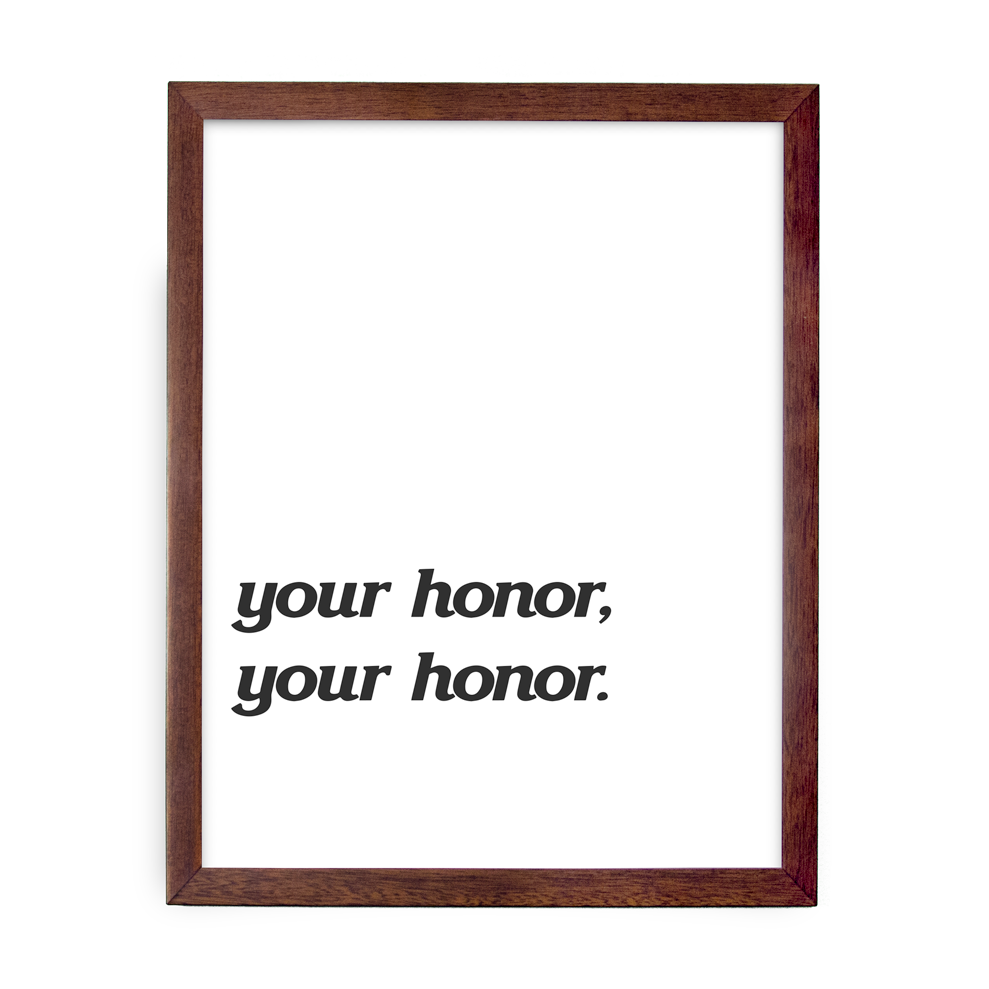 Your Honor, Your Honor.